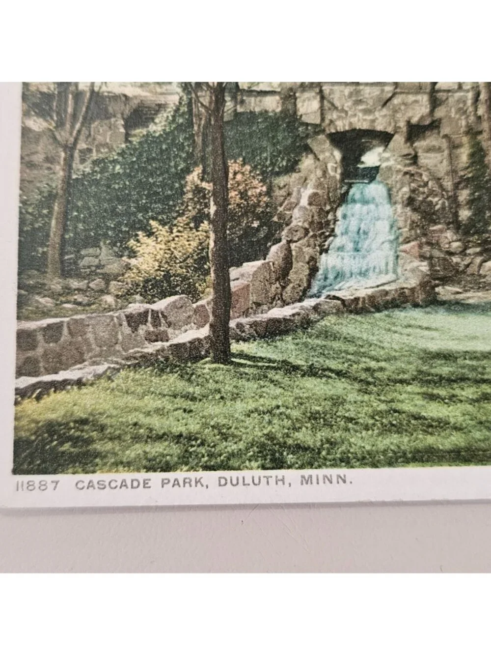 3 Minnesota Parks 1920s Postcards color Lithograph Cascade Como Conodan Park